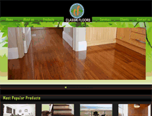 Tablet Screenshot of classikfloors.com